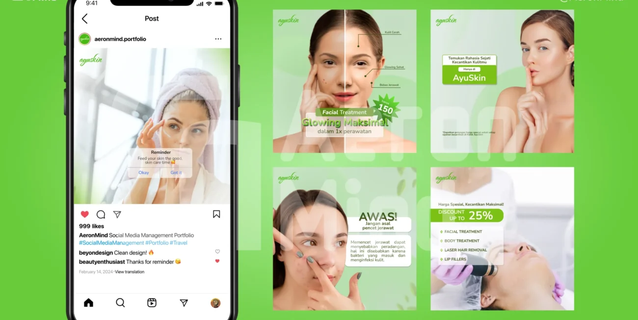 Ayuskin adalah klinik kecantikan yang memberikan pengalaman perawatan kulit yang didasarkan pada kondisi kulit dan tujuan kecantikan, sehingga hasil yang diinginkan dapat dicapai dengan aman dan efektif.